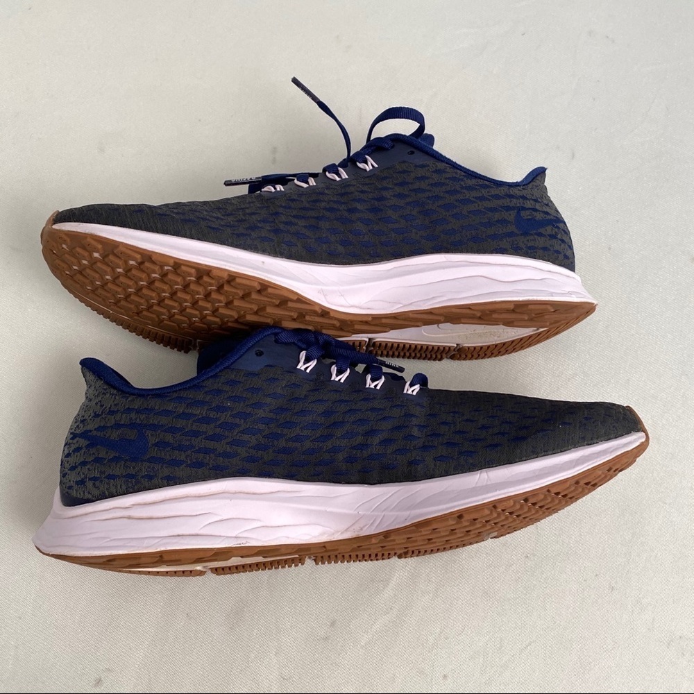 Nike Air Zoom Pegasus 35 Premium Blue Void running sneakers - Picture 5 of 8